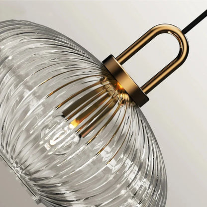 Japandi Glass Pendant Light Japanese Scandinavian Hanging Lamp Warm
