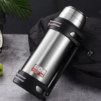 Stainless 1200ml Steel Thermos Bottle Insulated Travel Flask
