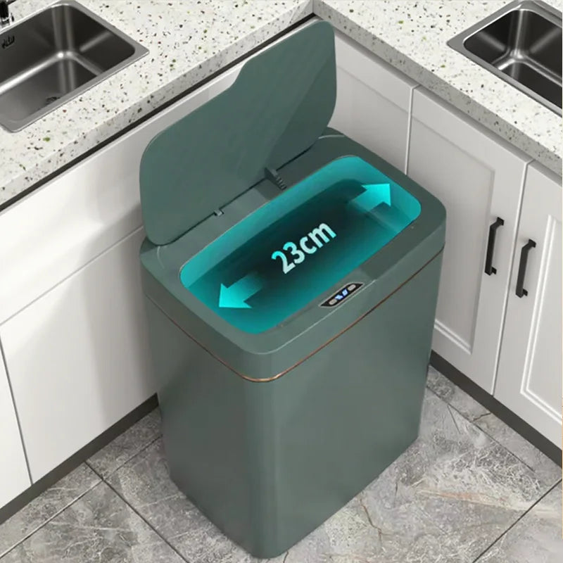 Touchless Smart Sensor Trash Can 15L Water-Resistant Automatic