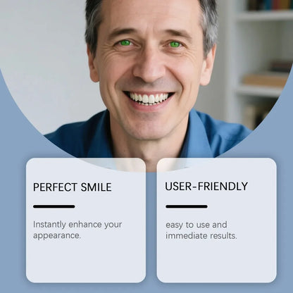 Safe, Simple Fit, Instant Smile Restoration 2026 – Plush Silicone Temporary Dentures Full Kit