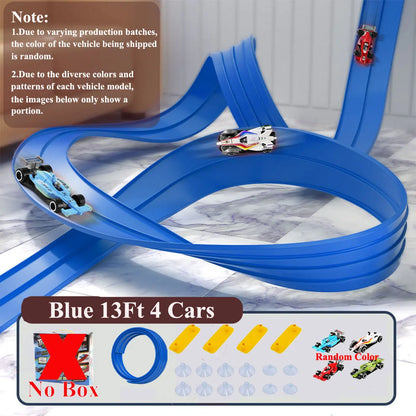 Kids Ramp Toy Back to School 2026 – Flexible DIY Double Race Track Kit Compatible 1/64 Cars