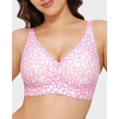 Breathable Women's Bra - Seamless, Full Cup, Wire-Free, Nylon-Elastane Blend, Regular Wear