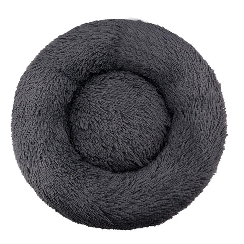 Bed Pet Round Plush Bed Winter Warm 2026 Washable Cozy Comfort For Pets