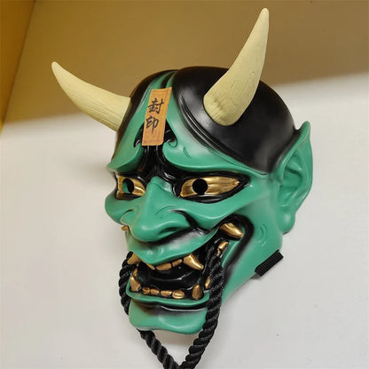 Horror2025 Edition Hannya Mask Resin Demon Cosplay Halloween