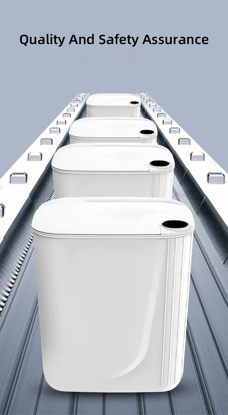 Smart Sensor Trash Can 20L Type C Battery-Powered Bathroom