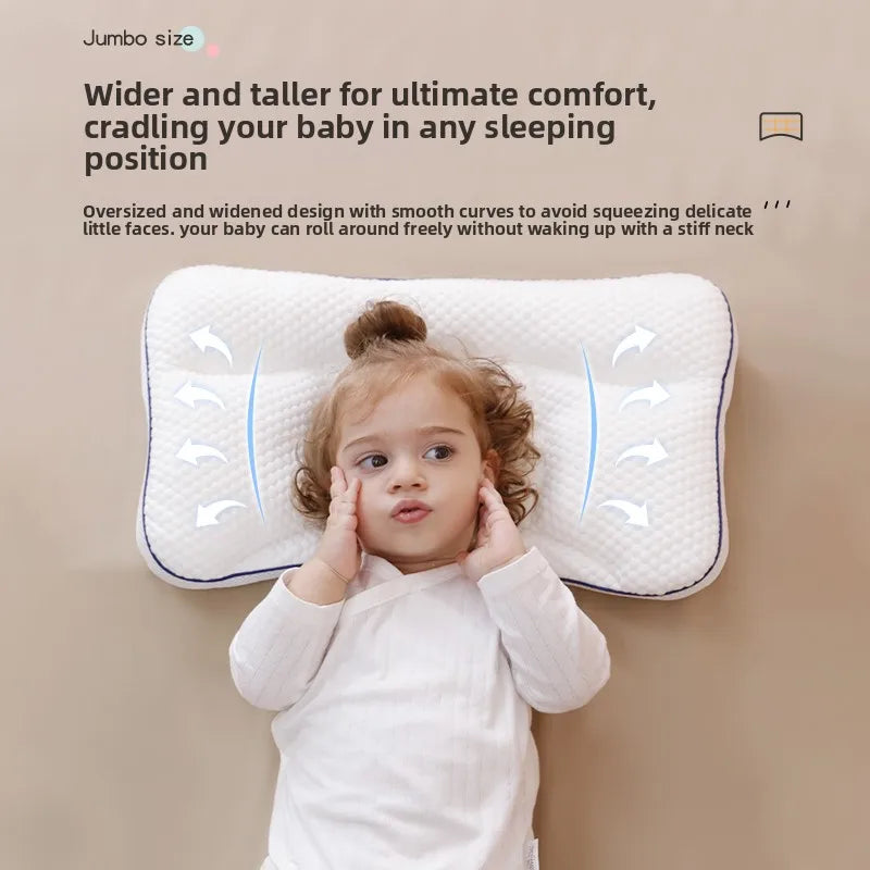 All-Season Cotton Sleeping Pillow for Toddlers & Kindergarten Kids – Baby Neck Support Pillow