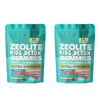 Gummies Zeolite 9-in-1 Formula Immune Support Detox Gummies Fall 2026 Wellness 60 Gummies