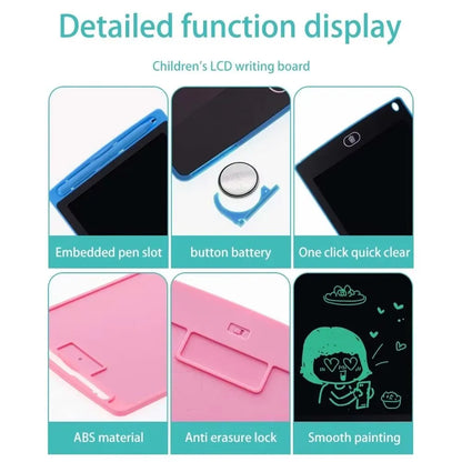 10 Inch LCD Writing Board Digital Magic Chalkboard Sketchpad - Travel-Friendly Kids Gift