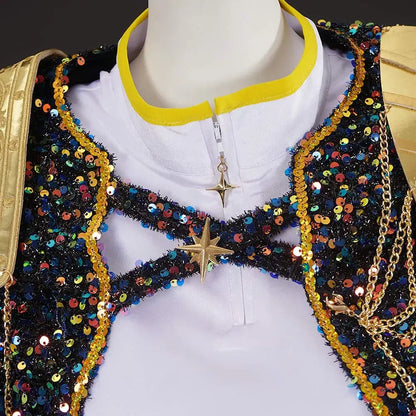 Light Girls Cosplay Costume - Sequin Jacket, Polyester