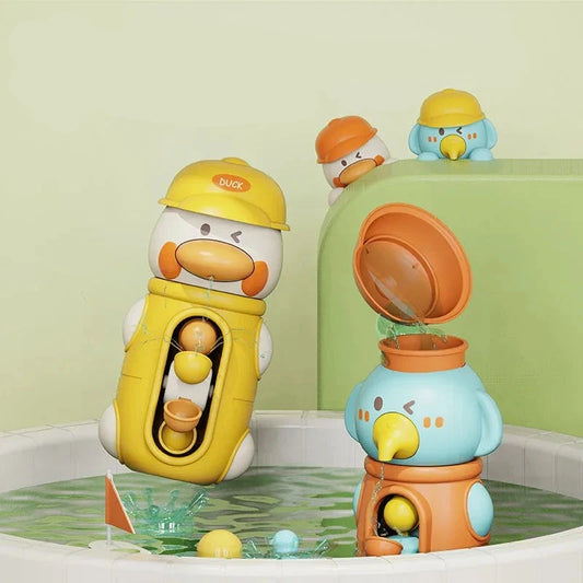 Adorable Duck & Elephant Water Play Toys for Babies - Great Summer Bath Fun for Kids 6 Months and Up