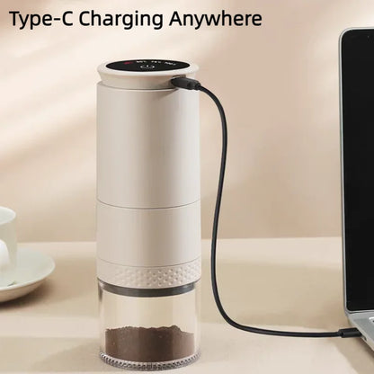 Motor-Driven Coffee Grinder 1500mAh Conical Burr Battery-Powered Externally Flexible Fall 2025 Uniform Grind Espresso And Drip