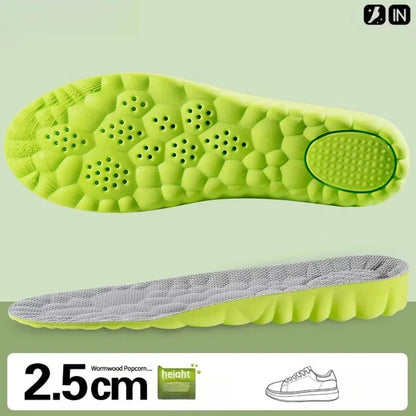 Breathable, Shock-Absorbing, Light Sports Air Insole 2026 – Height Increase Insoles EVA