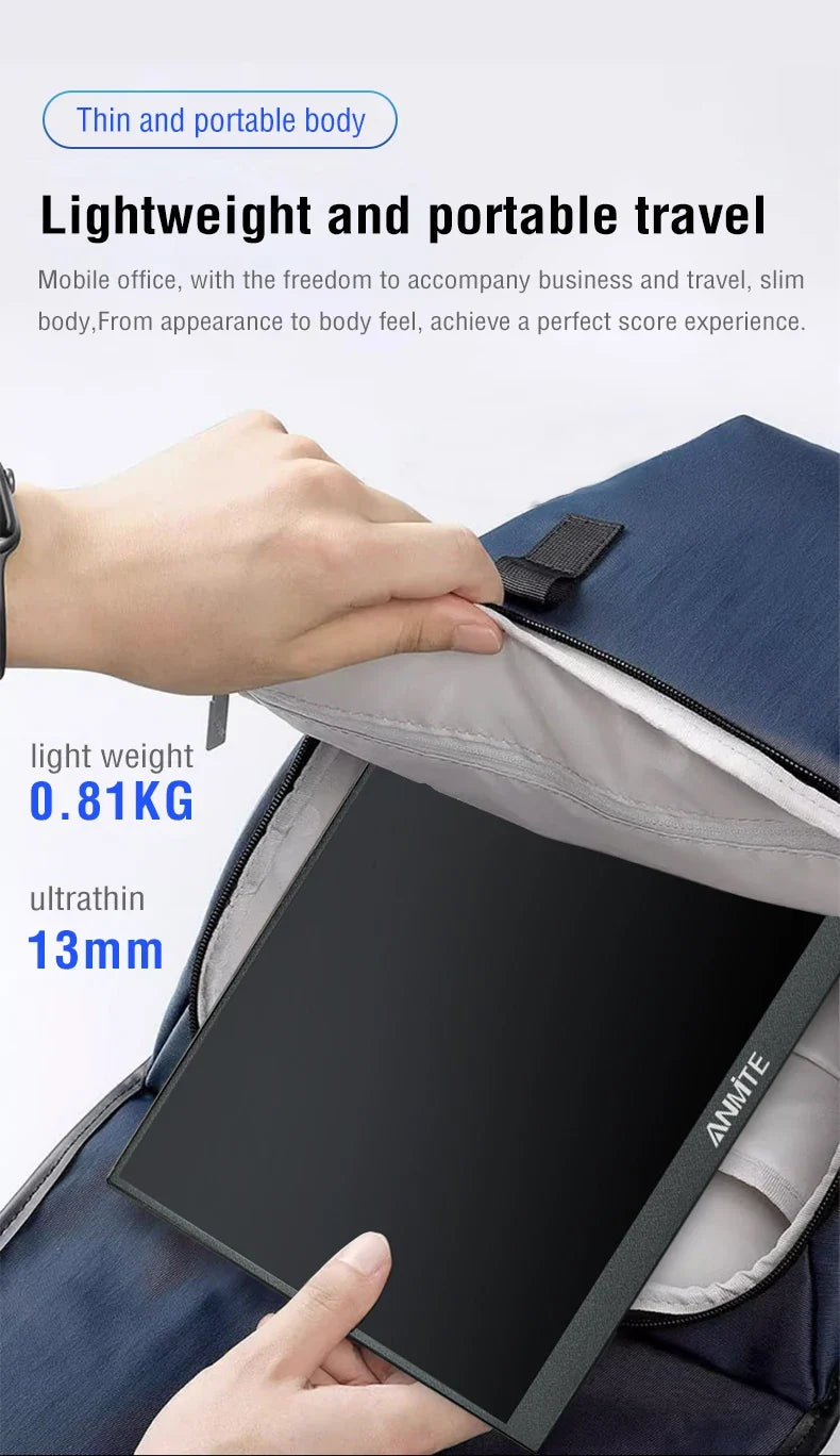 16 Inch Travel-Friendly Touch Monitor 1920x1200 HDR10 Low Blue