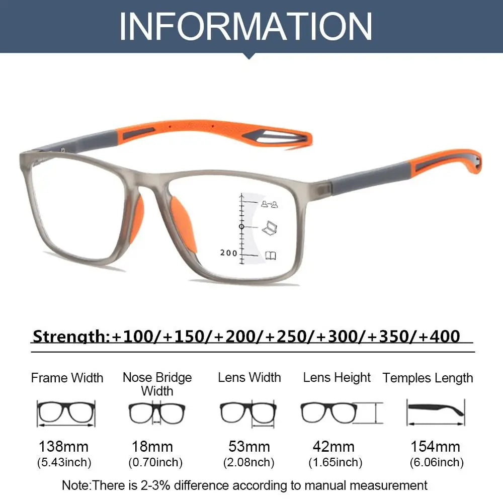 Anti-Blue2026 Edition Light Reading Glasses - Progressive Multifocal Eyewear, Ultra Light Frame, Back To School