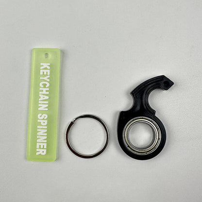 Keychain Metal Fidget Spinner Ring Stress Relief Toy