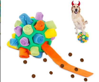 Bite Resistant Rubber Interactive Nose Work Foraging Enrichment Toy for Dogs 2026 – Dog Snuffle Ball Toy