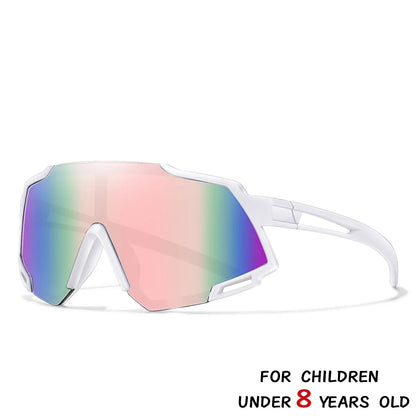 Kids2026 Edition Cycling Sunglasses UV400 Sport Eyewear for Outdoor Play Back to School