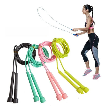 Pro-Grade PVC Skipping Rope for Weight Loss - Unisex Travel-Friendly Fitness Equipment