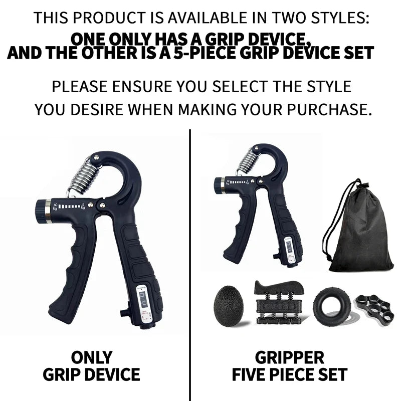 Flexible Hand Gripper Fitness Equipment - Resistance, Strength Training Device for Grip and Forearm