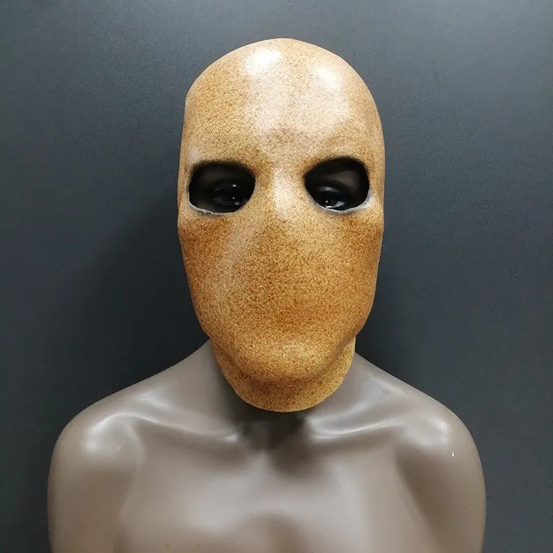 Mask Slenderman Latex Faceless Horror Halloween Costume
