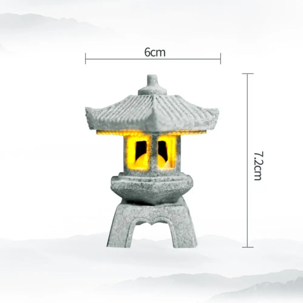 Lantern Pagoda Garden Statue Zen Yard Light Miniature Lamp for Micro Landscape Decor Fall 2026 Trend