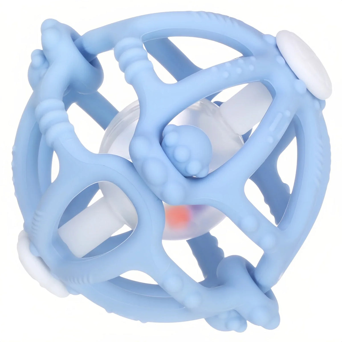 Teether Silicone Rattle Orb Montessori Newborn Sensory Toys
