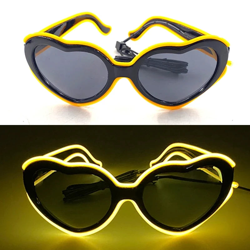 Light 1PC Up LED Glasses Neon Sunglasses for Parties Kids Adults