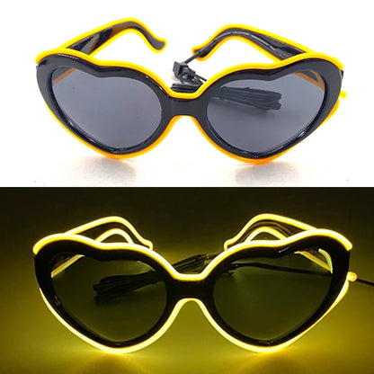 Light 1PC Up LED Glasses Neon Sunglasses for Parties Kids Adults