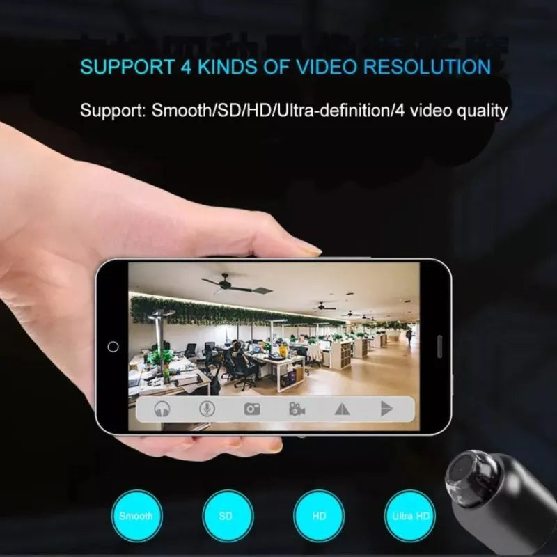 5G Mini Cordless Camera 1080P HD Covert Household Security