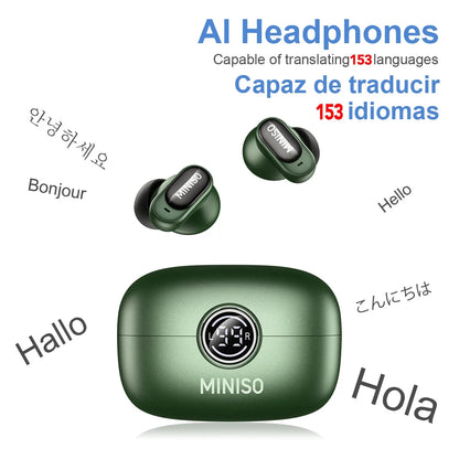 Cordless Earbuds AI Translator True Cordless In Ear Headphones Back to School 2026 Gift