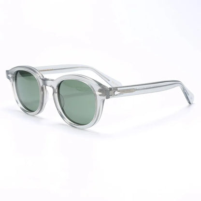 Sunglasses Polarized Vintage Round Acetate Frame Summer 2026 Driving Glare Reduction Gift Idea