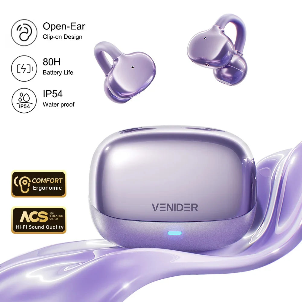 Conduction Bone Open Ear Bluetooth Earbuds Sports Gym