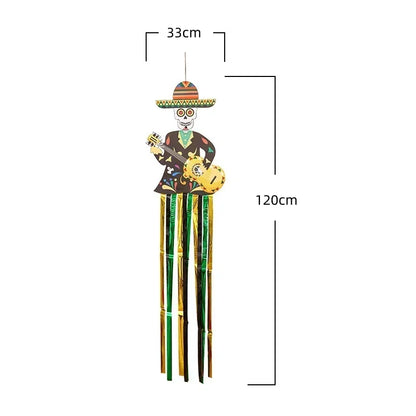 Witch Halloween Tree Decoration Non Woven Hanging Outdoor Yard Decor Fall 2025 Spooky Crashing Display
