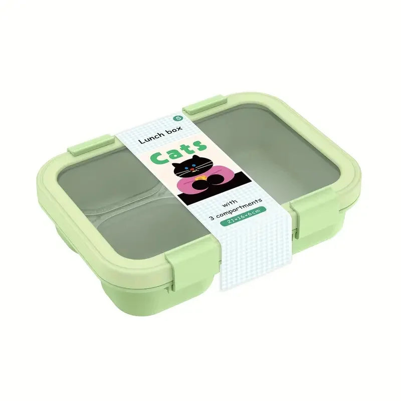 Bento2026 Edition Box Leakproof Lunch Box, Stackable Design With Carry Handles, Back To School