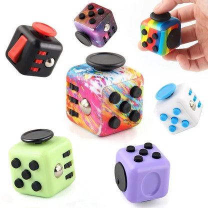Cube Fidget Antistress Spinner Toy Sensory Stress Relief