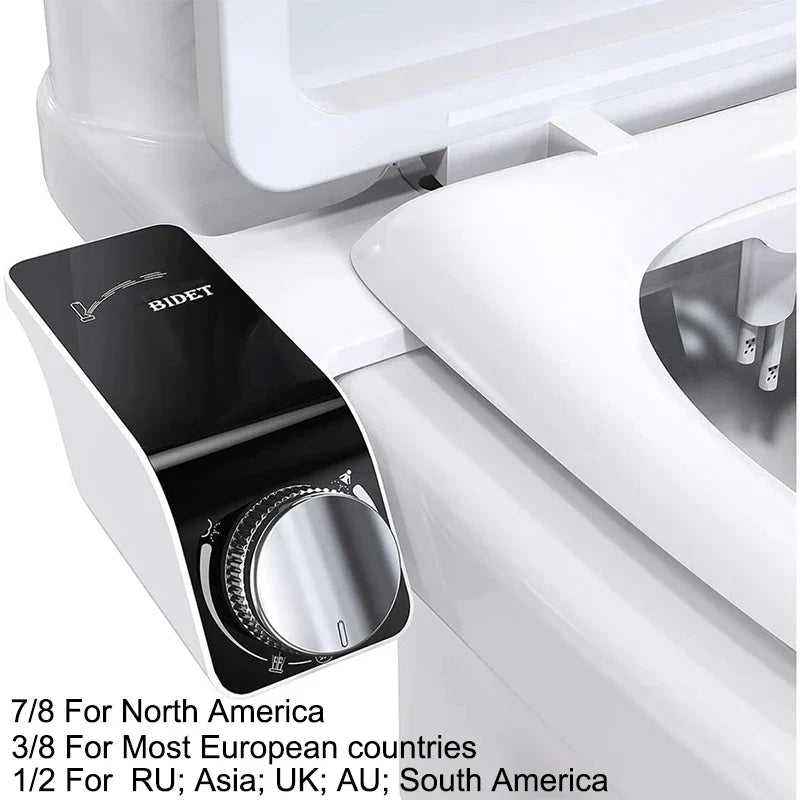 Bidet Toilet Seat Attachment Dual Nozzle Self Cleaning Non Motor-Driven Fall 2026 Household Upgrade