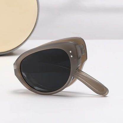 Eye Cat Sunglasses Foldable Narrow Frame Fall 2026 UV Protection Fashion Accessory