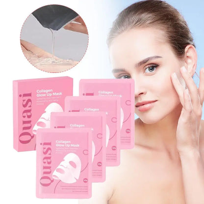 Hydrogel Collagen Mask Korean Sleeping Sheet Mask Deep Hydration Brightening Pore Minimizing Fall 2026 TikTok Viral