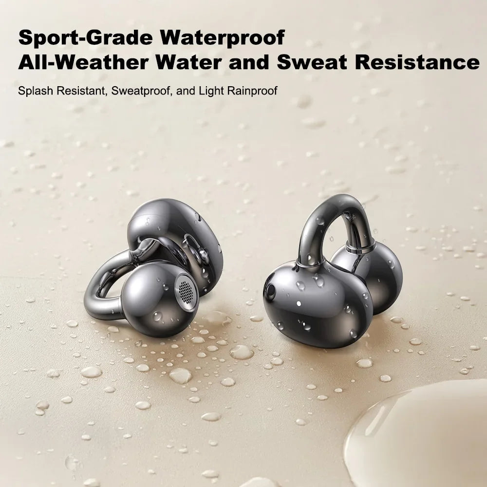 Conduction Bone Open Ear Bluetooth Earbuds Sports Gym