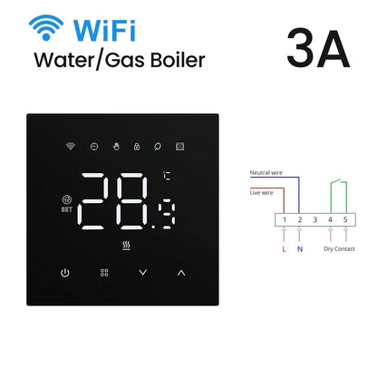Thermostat Smart WiFi Autumn 2025 Heating And Boilers Voice Assistant Compatible Touchscreen Energy Saving