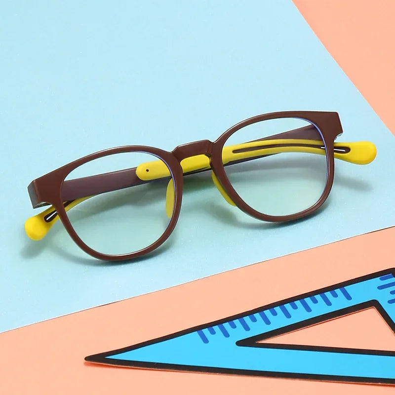 Blue2026 Edition Light Blocking Glasses Kids Eyewear Anti Eyestrain UV Protection for Digital Devices Back to School