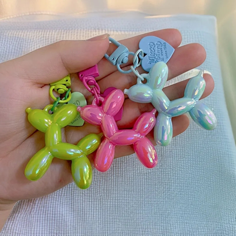 Dog Balloon Keychain Resin Cute Bag Pendant Fall 2025 Gift