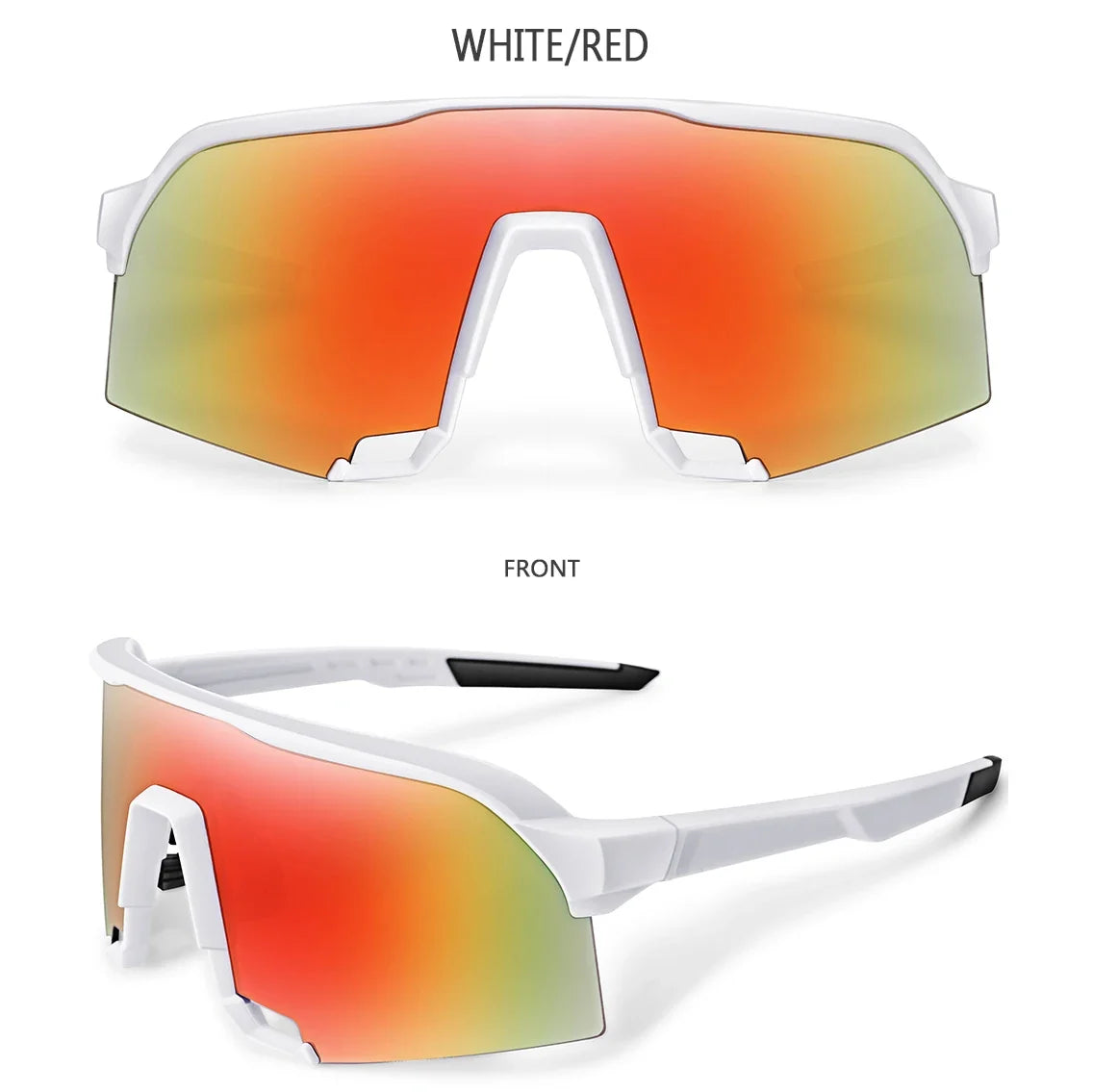 UV400 polycarbonate lenses, cycling, running, fishing – Light unisex sports sunglasses