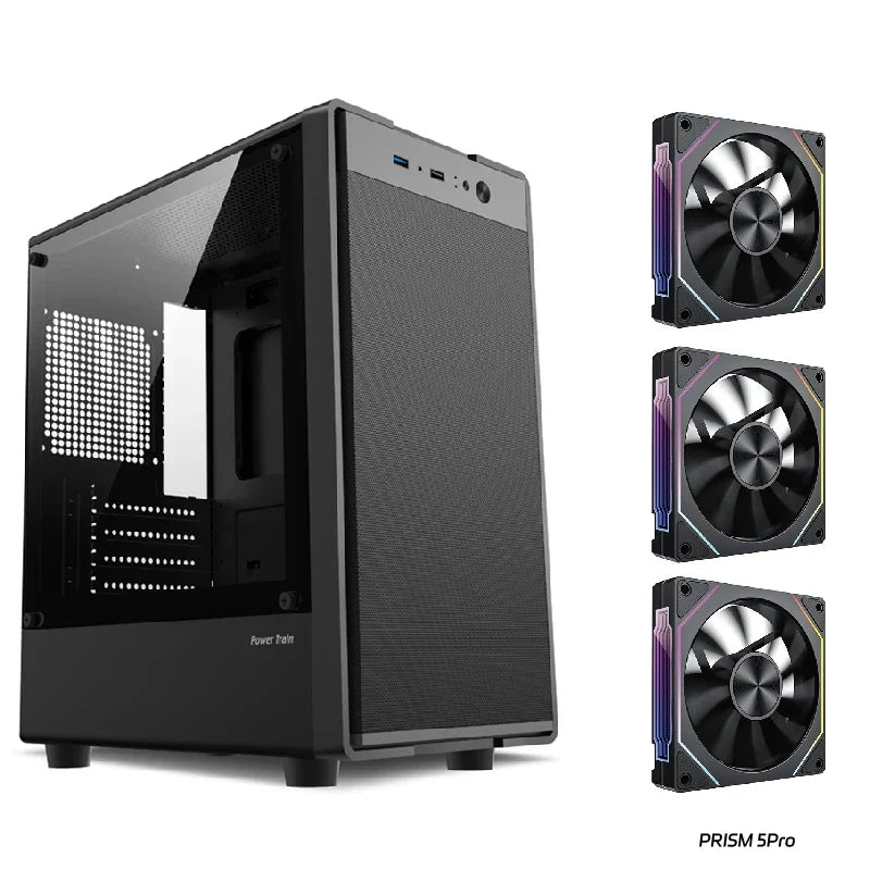 Mini ITX mATX 23L PC Case SFX ATX Support Travel-Friendly Chassis