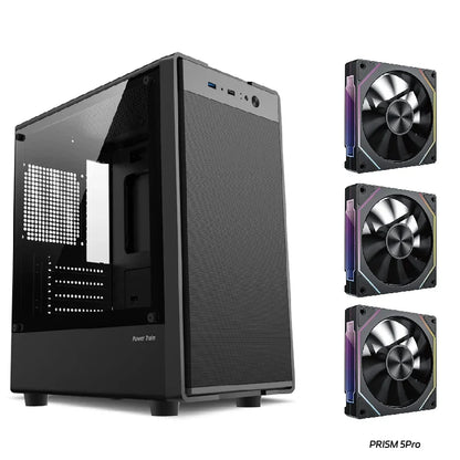 Mini ITX mATX 23L PC Case SFX ATX Support Travel-Friendly Chassis