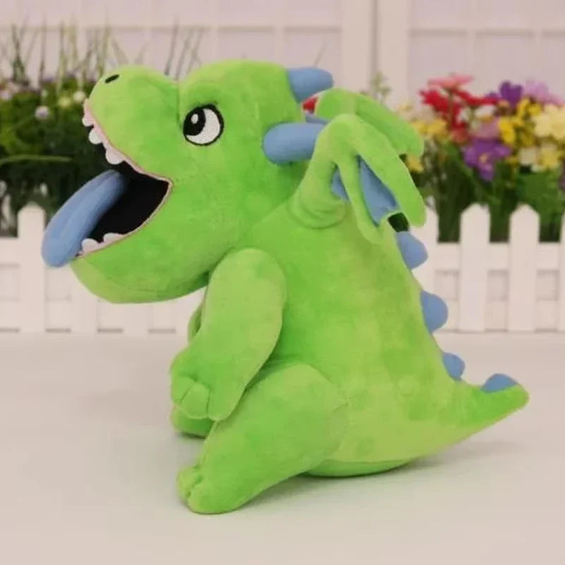 Plush Dragon Trio Stuffed Animals Kit Rolling Log Toy