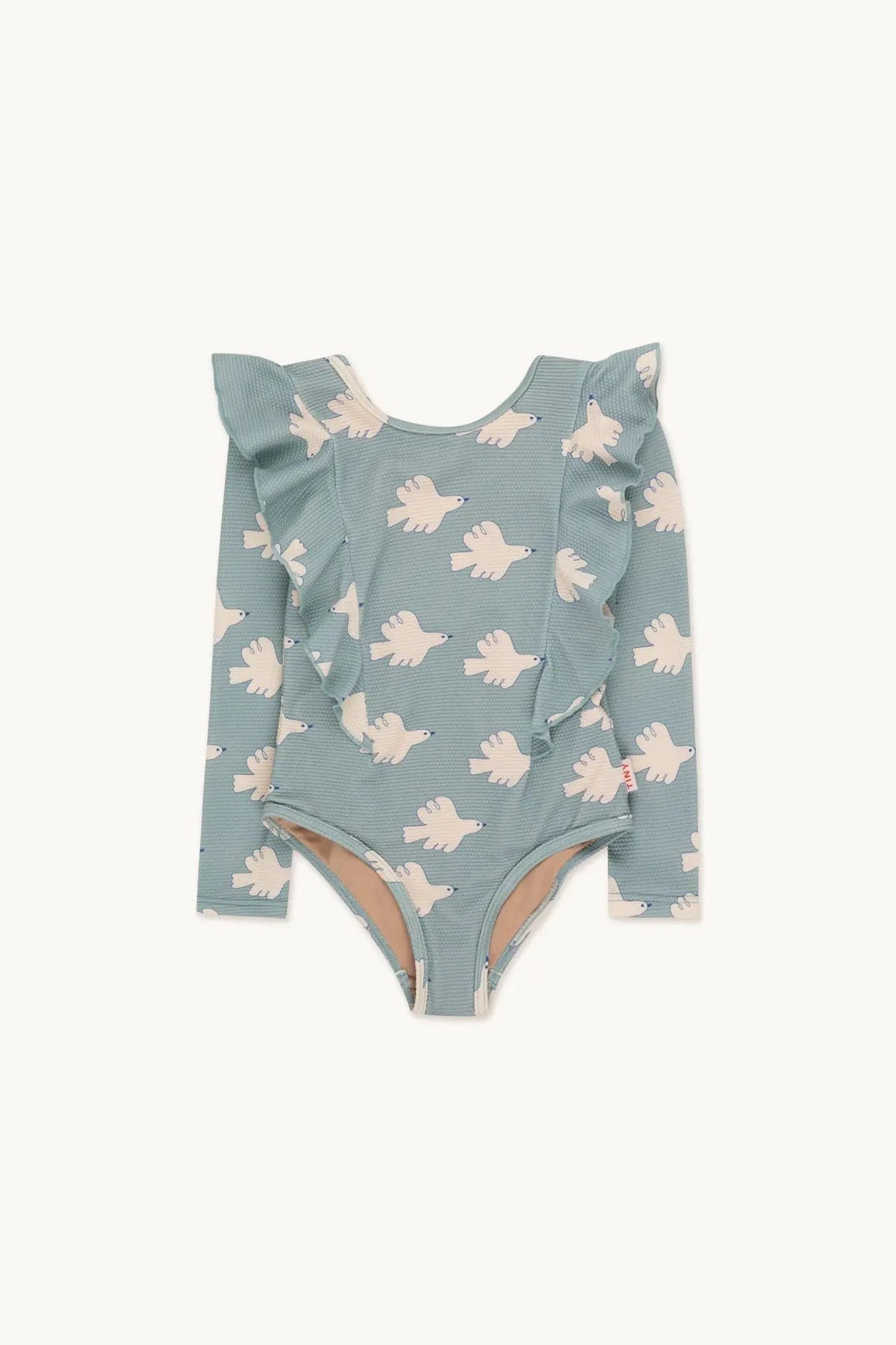 Light unisex one-piece swimsuit - casual cut, nylon, beach & pool wear for kids