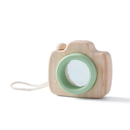 Variant image for Wooden Montessori Camera Toy for Babies, BPA-Free, Safe Outdoor Gift for Toddlers, Encourages Creative Play and Skill Development-1