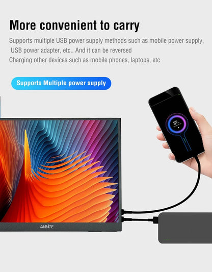 Travel-Friendly Monitor 14.1 Inch Touch IPS HDR10 Second Screen
