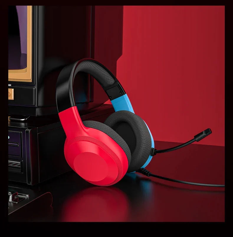 Gaming Headset Wired Light With Omnidirectional Mic